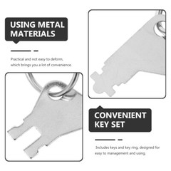 5 Pcs Commercial Paper Towel Dispenser Keys Holder Toilet Stand