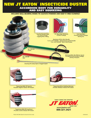 JT Eaton Puffer Bellow Hand Duster to apply Insecticide Dust ( Delta Tempo etc)
