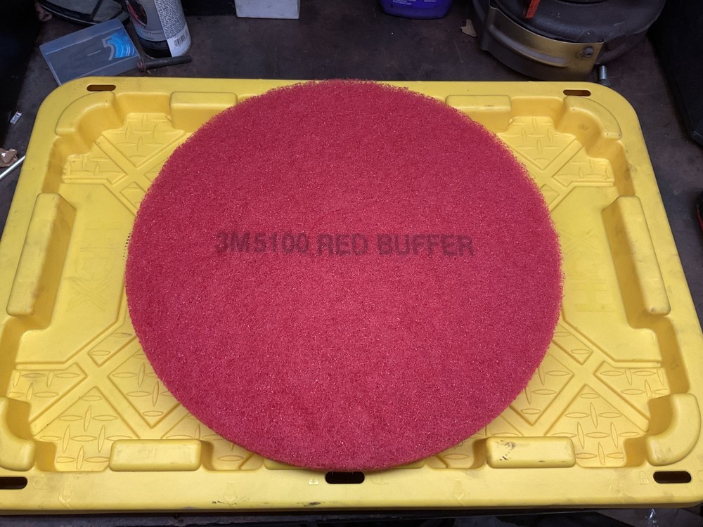 3M 3M153 Buffer Pad 5100 17″ 5-pack Red PN 7000000662