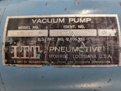 Gould LGH-2V Vacuum Pump , 7-140969-22