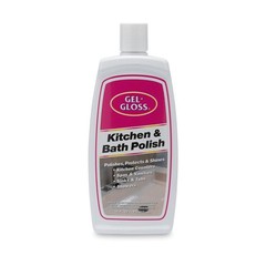 Gel-Gloss Home Kitchen & Bath Polish | Carnauba 16 Fl Oz (Pack of 1), White
