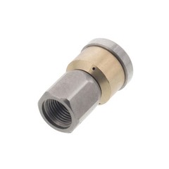Erie Tools Rotating 1/8″ Sewer Jetter Nozzle for Drain Cleaning 4.0 Orifice