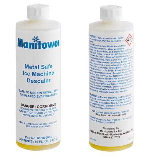 MANITOWOC 000000084 84 Ice Machine Cleaner Descaler Metal Safe