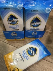 Lot of 12 Pledge Everyday Clean Multisurface Wipes Fresh Citrus – New