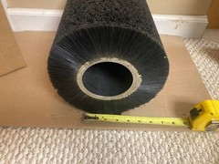 Weiler 07969, 9″ Diameter, 12″ Wide, Nylon Cylinder Brush, .016 Nylon, USA Made