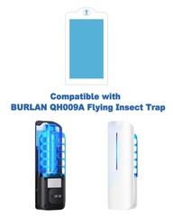48 Pcs Refill Glue Cards for BURLAN QH009A and wdoog Flying Insect Trap Blue