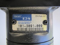 Advance Nilfisk 56304117 Main Broom Hydraulic Motor Eaton 101-3091-009 Captor
