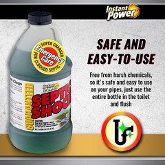 Instant Power Septic Shock – Tank 67.6 Fl Oz (Pack of 1), Blue