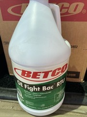 BETCO Disinfectant 390 GE Fight Bac RTU Cleaner Concentrate 4 Gallon