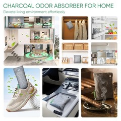 Innmily Activated Charcoal Odor Absorber, For Strong 10 x 100g