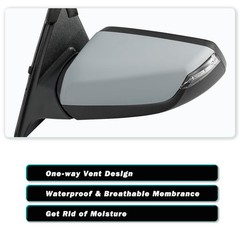 8-Pin Passenger Driver Side Mirror Turn Signal Blind Spot 2016-2022