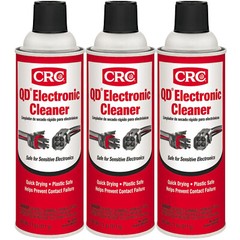 CRC 05103 QD Electronic Quick Drying Formula Contact Cleaner 11 Oz. Pack of 3