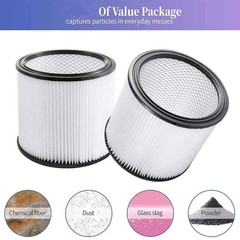 Wet and dry household vacuum cleaner filter suitable for 9034000