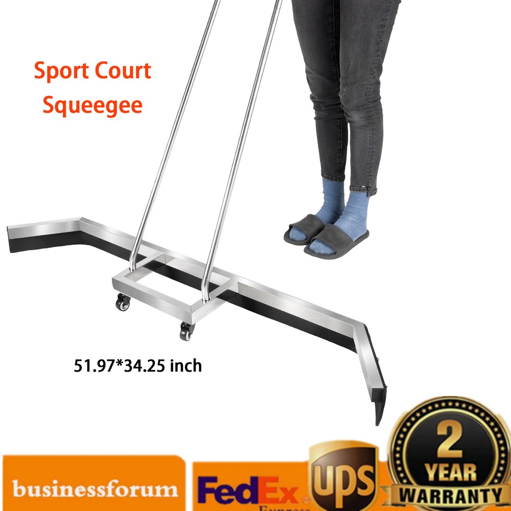 Tennis Court Squeegee Sweeper Sport Court Water Remover Dryer-Surface Rain Shutt