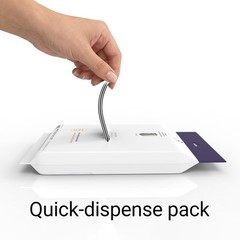 Happimess 13.2 Gallon 50L Drawstring Trash Bags Lavender Scent White Heavy Duty