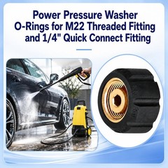 90 PCS 8 Sizes Rubber Garden Hose Washers, Fits black, brown, orange