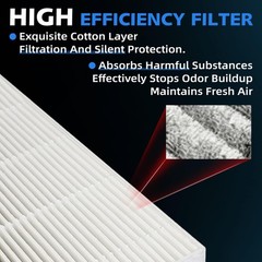 CF11966 Cabin Air Filter with Honeycomb & Activated Carbon, Compatible with C…