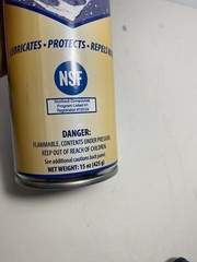 Zep NSF Food Grade Spray Lubricant Water Repellent Protectant 16oz Lot 3