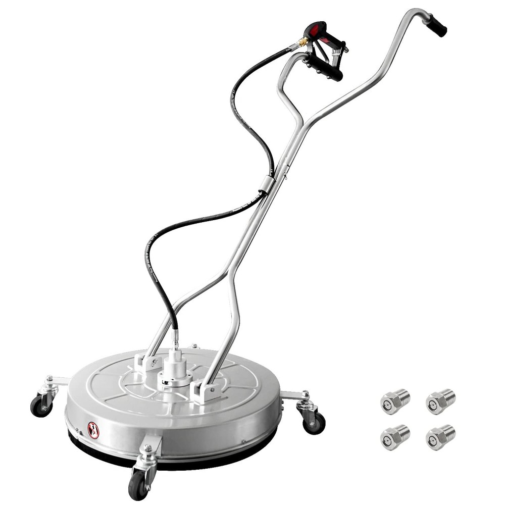 janz 24″ Pressure Washer Surface Cleaner 24 Inch Silvery White, silvery white