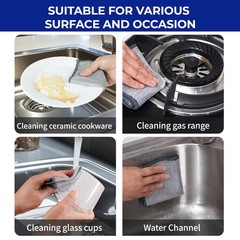 Wangjinpeng 12 PCS 3-Layer 7.87×7.87-12pcs, 12pcs Triple Layer Silver