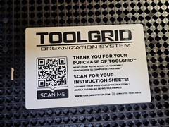 (QTY 2) TOOL GRID TGB-10 Board for MotionLatch Drawer, 24 1/2″ x 22 3/16″ Black