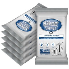 Dimsile 6 Pack/ 72 Pcs Silver Cleaner Wipes Polish 1 Count (Pack of 6)