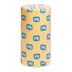 Pig Mat630 Sorbent Roll, 40 Gal, 30 In X 150 Ft, Universal, Yellow,