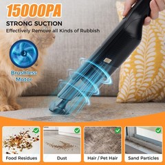 Handheld Vacuum Cordless,Dust Busters Cordless with Storage Dock,15KPA High P…