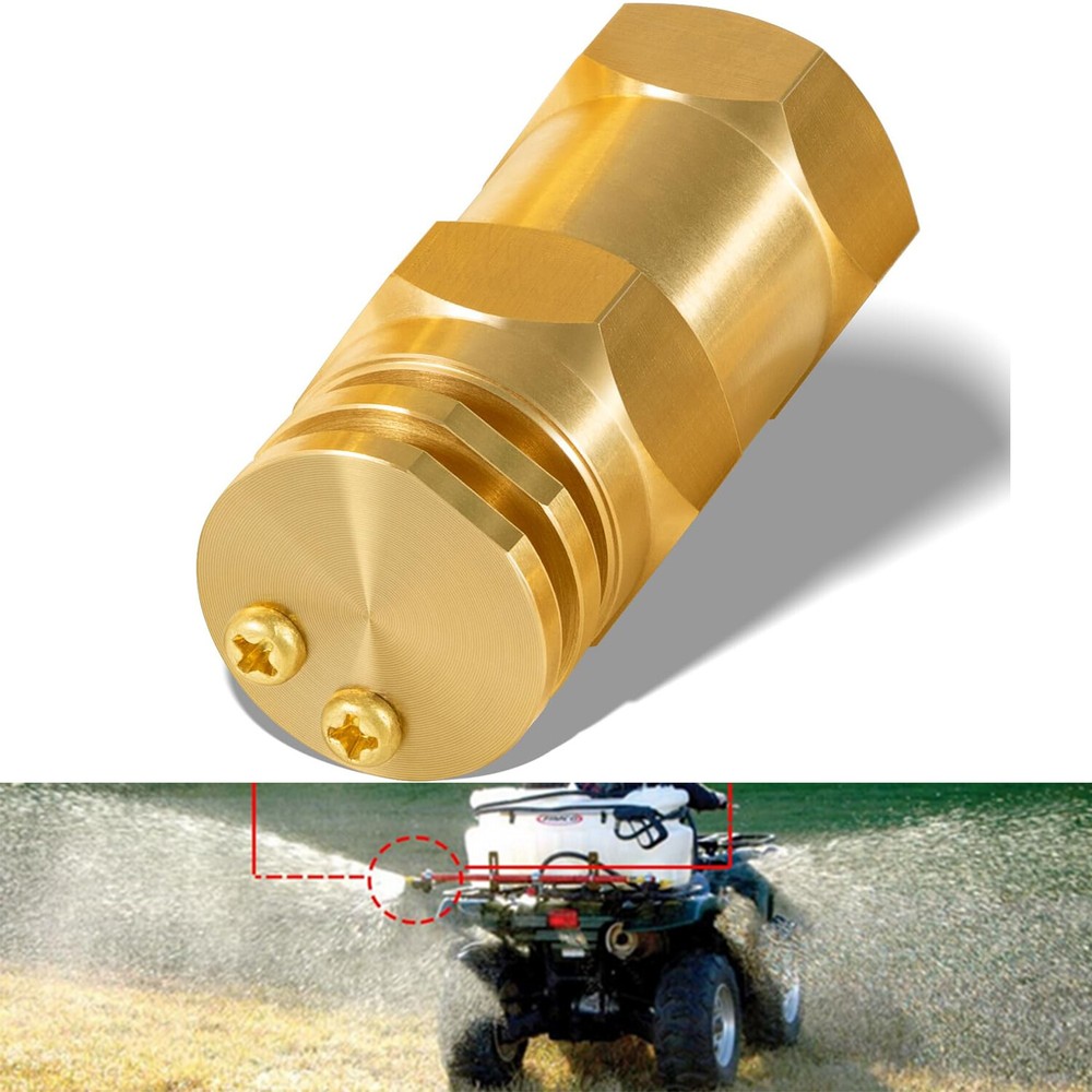 Boomless Spray Nozzle 1/2″ FPT #5 Orifices (90° 180° Cap) 2.0 GPM 40 PSI #6540-1