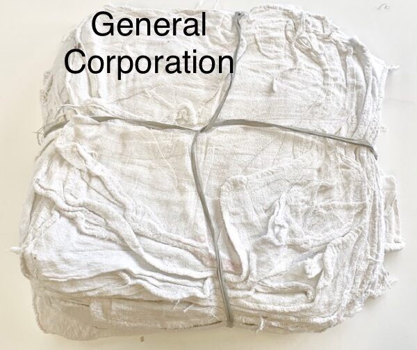 500 New B Grade Great Mechanic Shop Rags Towels White Light THIN Quality 13″X14″