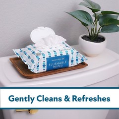 Member’s Mark Flushable Wipes Fresh Scent 540 Count | Sewer & Septic Safe | Aloe