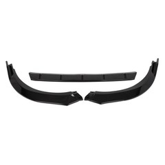 3PCS Front Bumper Lip for 2021-2023 Camry Glossy Black PP Plastic Air Dam