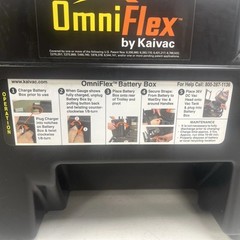 NEW Kaivac OmniFlex Battery Box + Battery And Change Stock