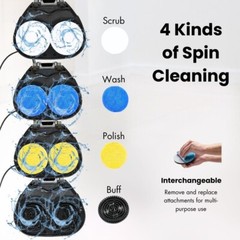 Floor Cleaner Machine Electric Polisher Scrubber Burnisher Buffer Complete Clean