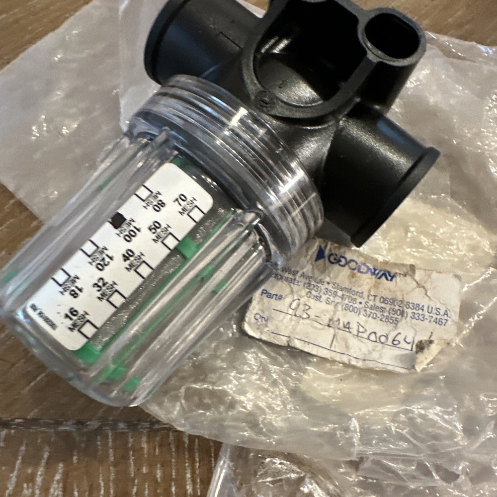 Pressure Washer & General Use Water Filter.