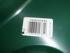 Rubbermaid Commercial Slim Jim Bottle & Can Recycling Bin Lid FG269288GRN New