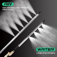 47″ & 24″ Radiator Cleaning Wand 2-Piece Set – 4500 PSI 47″ and 24″, silvery