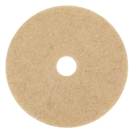 3M 3500 Burnishing Pad, 19 In, Tan, Pk5