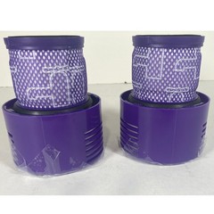 2 Pack Replacement HEPA Filters for Dyson V11 V15 SV14 Cordless Vacuum Purple
