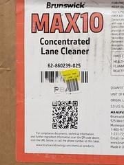 Brunswick 62-860239-025 Max10 Concentrated Lane Cleaner 2.5 Gallons