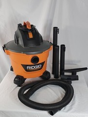 Ridgid Wet/Dry Vac. HD09001 Peak HP 4.25 9 Gal No Filter Local Pick-Up Only Used
