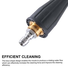 Rotating turbine nozzle, 4000PSI high-pressure cleaning machine nozzle head