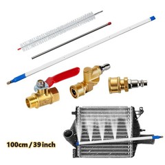 Radiator Cleaning Wand Kit,Radiator Cleaner Tool with 5 Spray Nozzles 4500 PSI