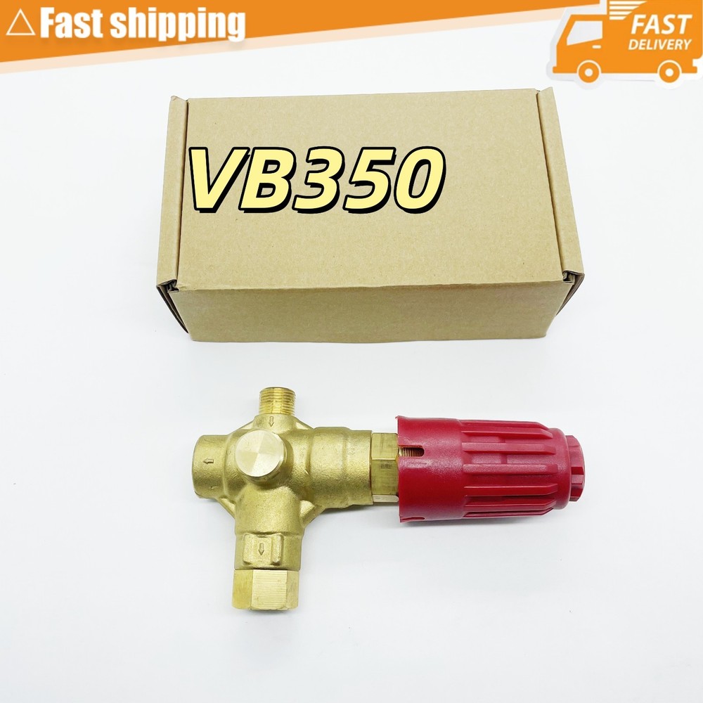 PA VB 350 YU5075K Unloader Valve with Red Knob Fits For 5600 PSI Pressure Washer