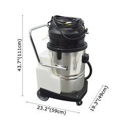 80L Commercial 3 in 1 Carpet Spraying/ Wahsing/Drying Machine 110V 2000W
