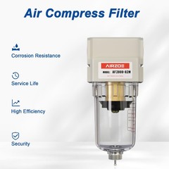 AIRZOE 1/4″ NPT Air Dryer for Compressor – Water