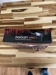 Pocket Vac Cordless 2-in-1 Handheld Vacuum & Blower USB Rechargeable Bagless