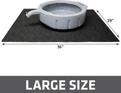 Oil Spill Mat 29″x36″ Reusable Waterproof Garage Floor Protector Absorbent Oil