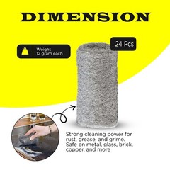 SteelWool Grade 0000 – Finest Grade, Multi-use Furniture, Cleaning, Mice Control