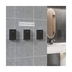 AIKE ADA Compliant Hand Dryer Surface Mount Hard Wired Design, 110V Black Mod…